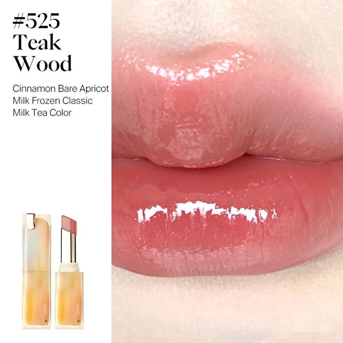 Joocyee Moisturized Long-Lasting Glazed Rouge - 9 Colors - #514 Frozen Black Tea - 3.5g