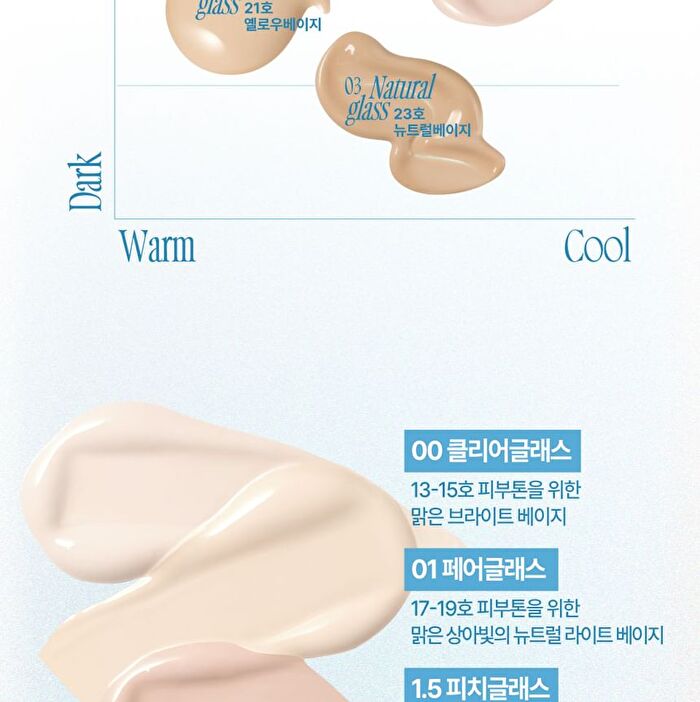 fwee Cushion Glass Original - 5 Colors - #00 Clear Glass