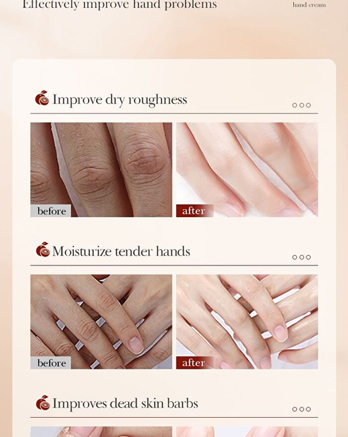 Fayankou Moisturize Smooth Fruit Hand Cream - 5 Types - #Orange - 30g