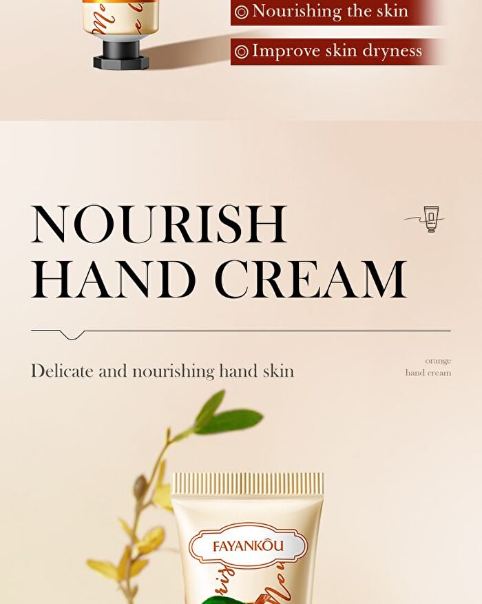Fayankou Moisturize Smooth Fruit Hand Cream - 5 Types - #Pomegramate - 30g