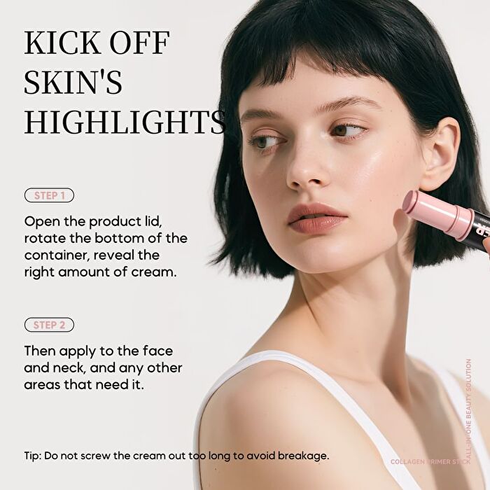 Derol Collagen Peptide & Glossy Primer Stick - #Primer Stick - 7.5g