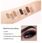C9 9-Color Eyeshadow Palette - 4 Types - Milky Way (1.2g x 9)