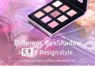 C9 9-Color Eyeshadow Palette - 4 Types - Milky Way (1.2g x 9)