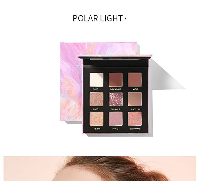 C9 9-Color Eyeshadow Palette - 4 Types - Milky Way (1.2g x 9)