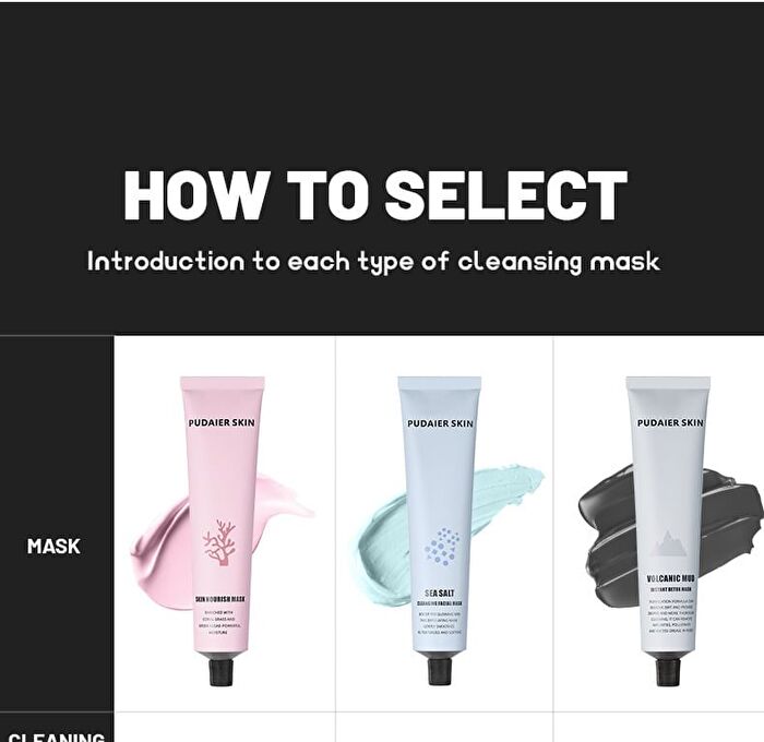 Cleansing Mud Mask - 3 Types - Blue - 100g