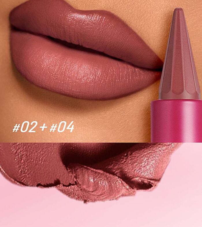 Feelit Multi-Use Matte Lipstick - 8 Colors - 01# - 14.5g