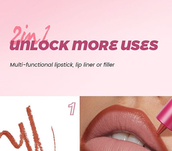 Feelit Multi-Use Matte Lipstick - 8 Colors - 01# - 14.5g