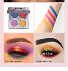 4-Color Matte Eyeshadow Palette - 3 Types - 02# - 5g