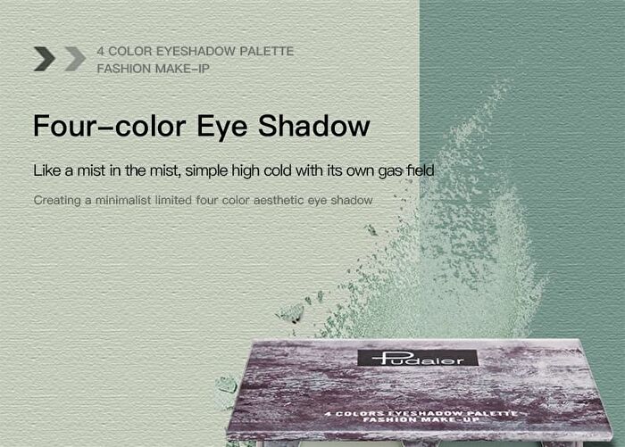 4-Color Matte Eyeshadow Palette - 3 Types - 02# - 5g