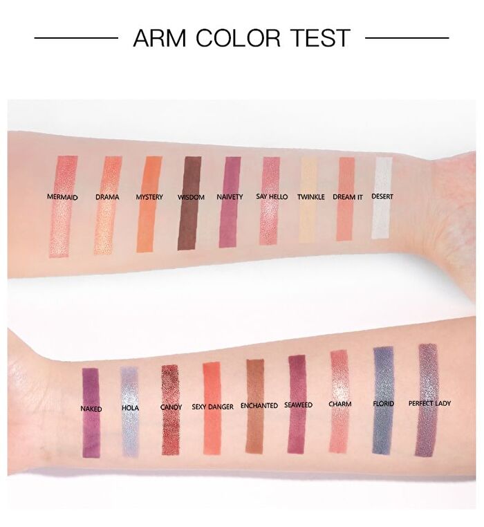 Fish Scale HD 18-Color Eyeshadow Palette - 1.2g x 18