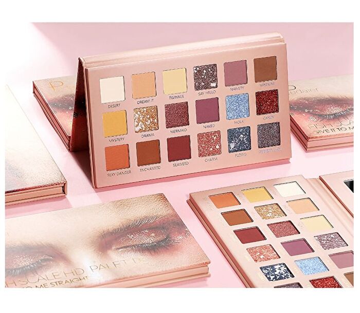 Fish Scale HD 18-Color Eyeshadow Palette - 1.2g x 18