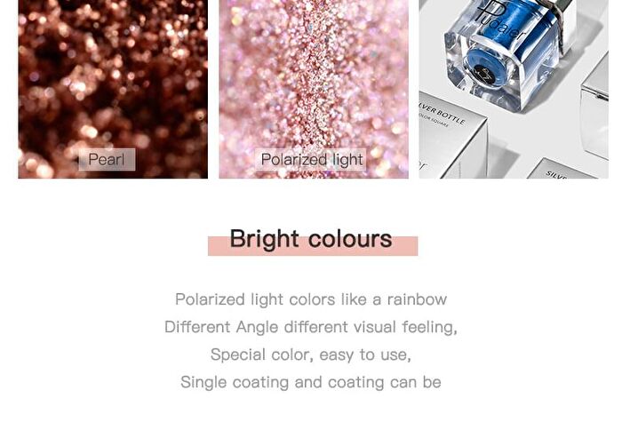 Silver Bottle Chameleon Single Eyeshadow - 16 Colors - S700# Fire Dancer - 2g
