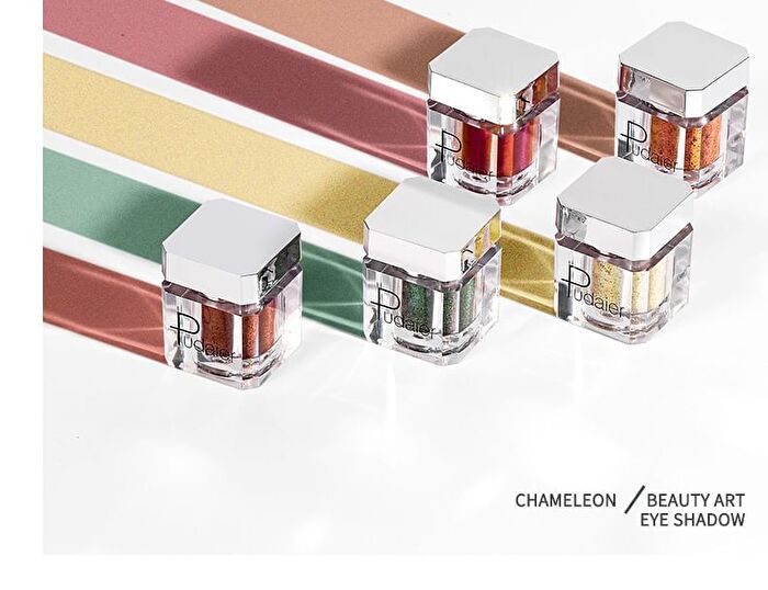 Silver Bottle Chameleon Single Eyeshadow - 16 Colors - S700# Fire Dancer - 2g