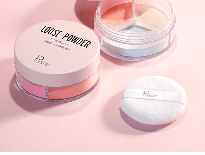 3-Color Oil-Control Loose Powder - 4 Types - 01# - (4g x 3)