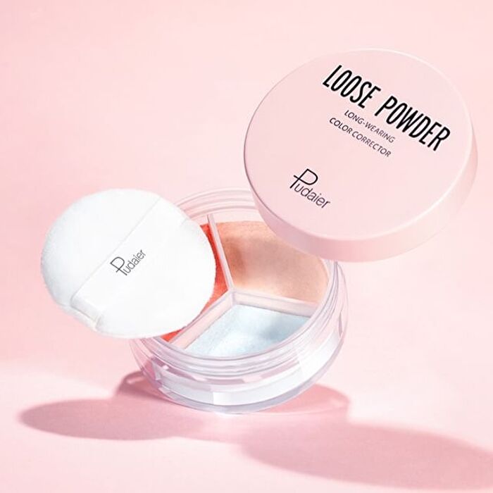 3-Color Oil-Control Loose Powder - 4 Types - 01# - (4g x 3)