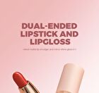 2-in-1 Dual-Ended Lip Stick & Lip Gloss - 10 Colors - 02# Sour Raspberry - 4g