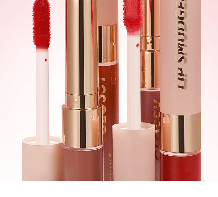 2-in-1 Dual-Ended Lip Stick & Lip Gloss - 10 Colors - 02# Sour Raspberry - 4g