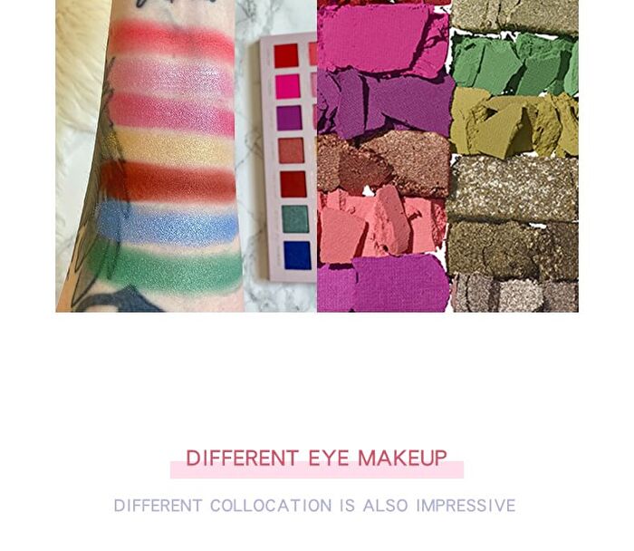 Feather Kingdom 28-Color Eyeshadow Palette - 2g x 28