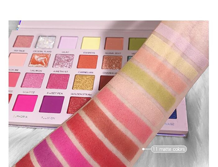 Feather Kingdom 28-Color Eyeshadow Palette - 2g x 28