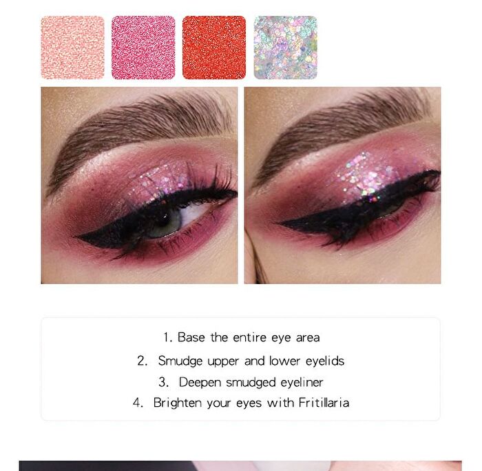 Feather Kingdom 28-Color Eyeshadow Palette - 2g x 28