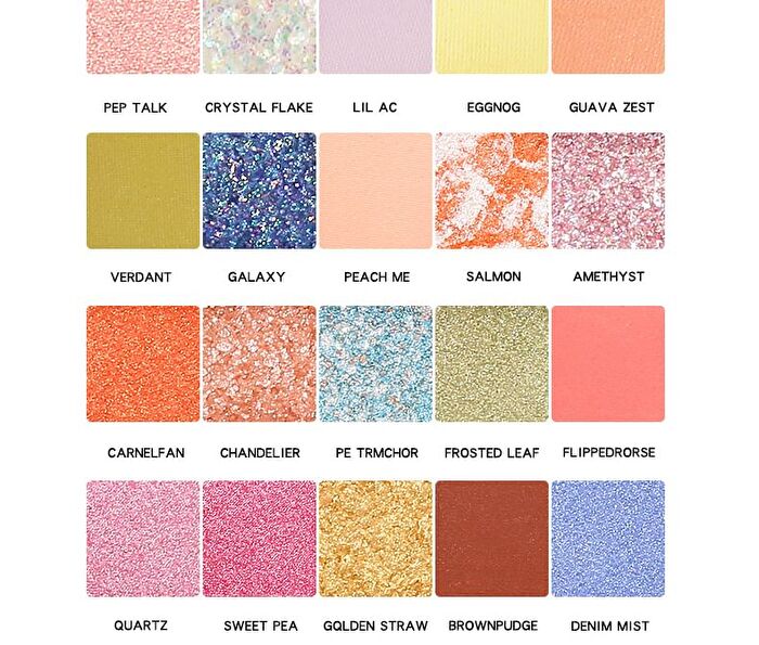 Feather Kingdom 28-Color Eyeshadow Palette - 2g x 28