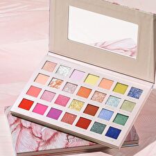 Pudaier Feather Kingdom 28-Color Eyeshadow Palette - 2g x 28
