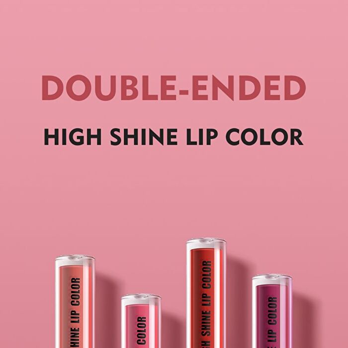 Dual-Ended High Shine Mirror Lip Gloss - 16 Colors - 04# - 4g