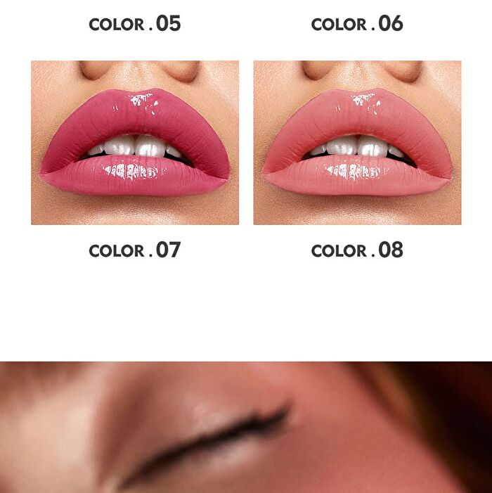 Dual-Ended High Shine Mirror Lip Gloss - 16 Colors - 04# - 4g