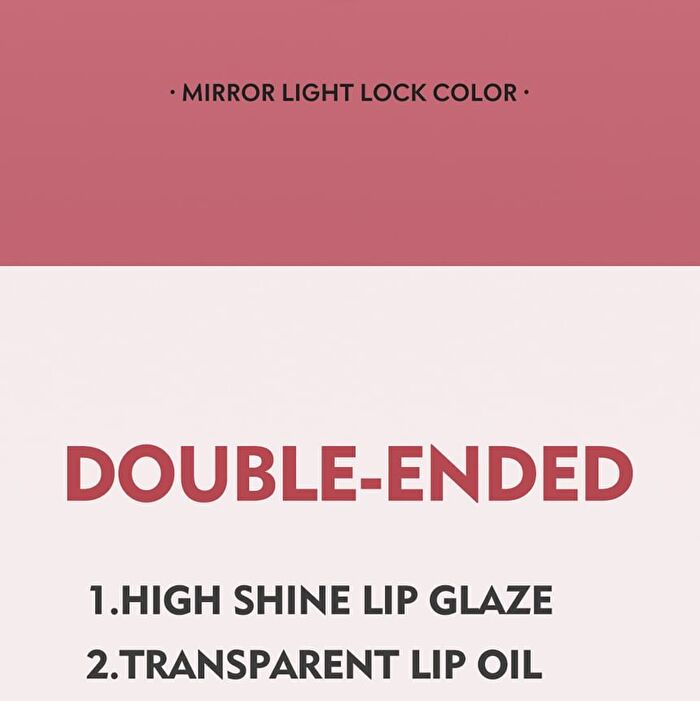 Dual-Ended High Shine Mirror Lip Gloss - 16 Colors - 04# - 4g