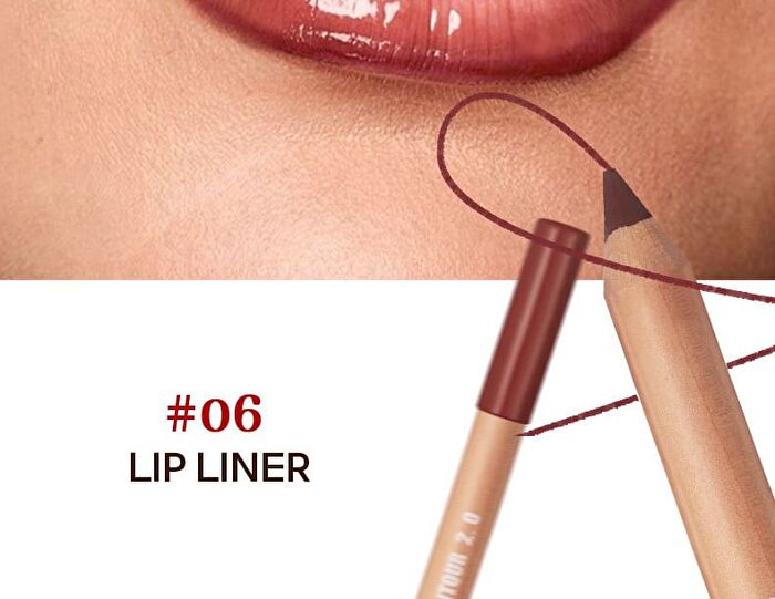 Matte Lipliner Pencil - 8 Colors - 01# - 2.5g
