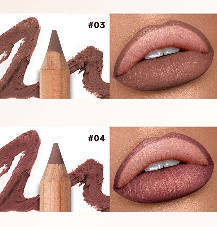 Matte Lipliner Pencil - 8 Colors - 01# - 2.5g