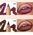 Matte Lipliner Pencil - 8 Colors - 01# - 2.5g