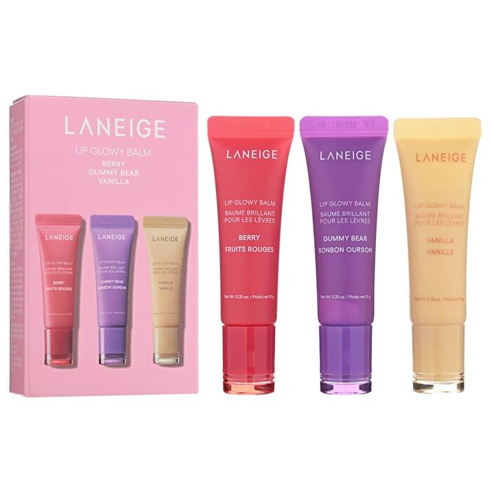 Lip Glowy Balm Trio Set - 3 pcs