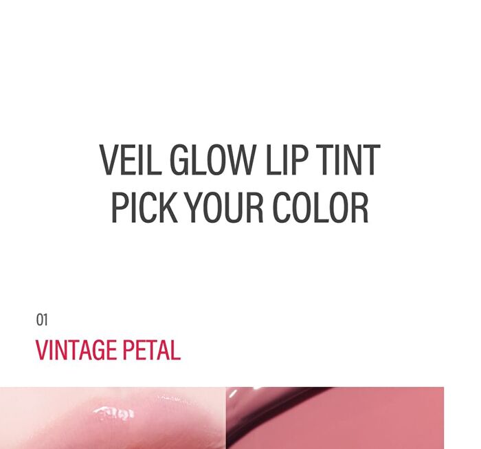 Veil Glow Lip Tint - 4 Colors - #02 Bare Salmon