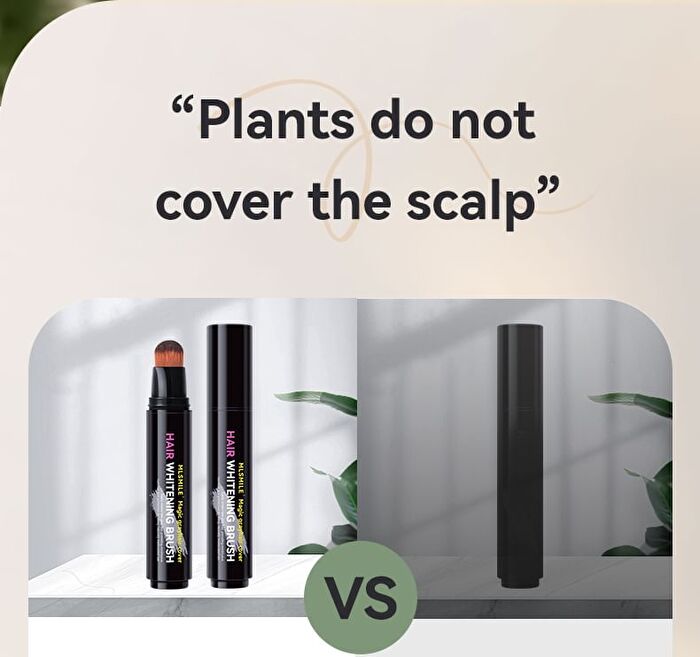 Magic Grayhair Cover Hair Brush - 4 Colors - #01 Black - 20ml