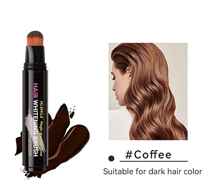 Magic Grayhair Cover Hair Brush - 4 Colors - #01 Black - 20ml