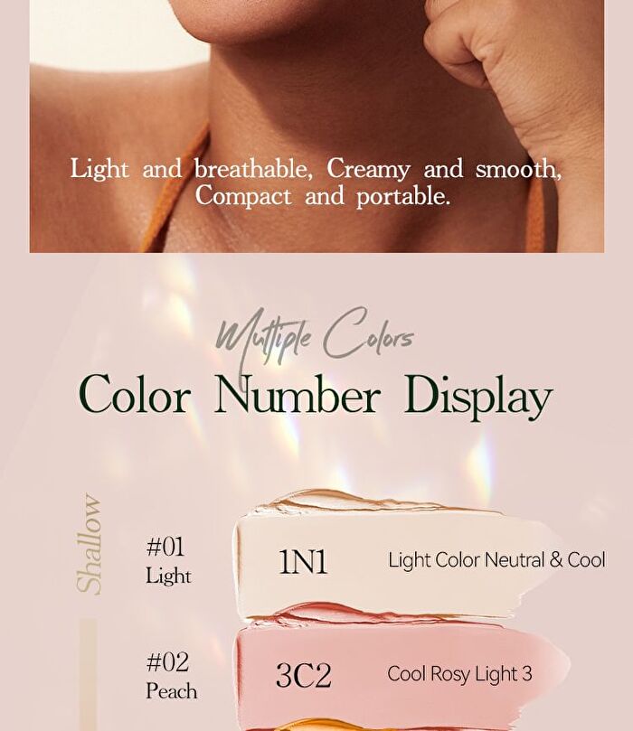Foundation Stick - 6 Colors - #02 Peach - 6g