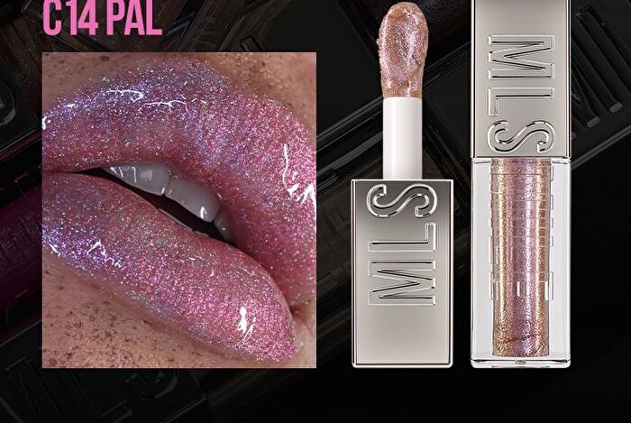 High-Glitter Lip Gloss - 6 Colors - #C12 Ruby - 3.5ml