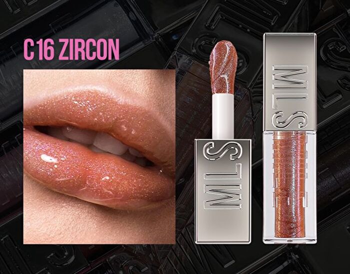 High-Glitter Lip Gloss - 6 Colors - #C12 Ruby - 3.5ml