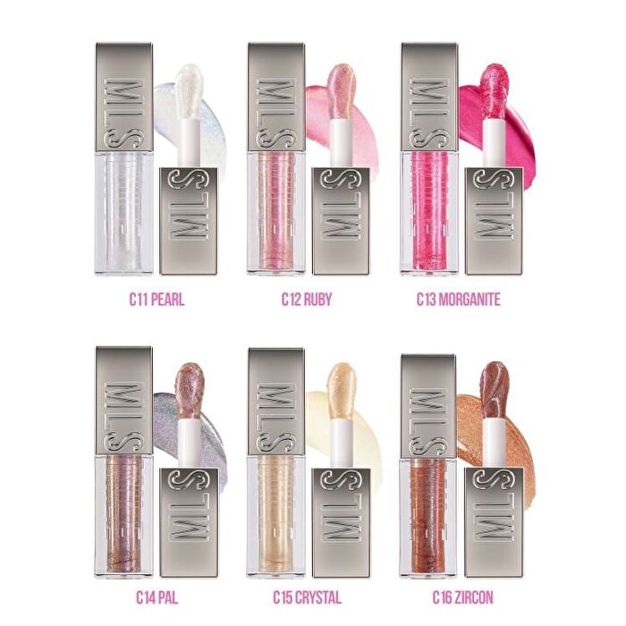 High-Glitter Lip Gloss - 6 Colors - #C12 Ruby - 3.5ml