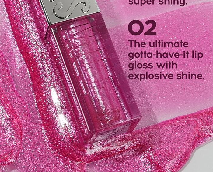 High-Glitter Lip Gloss - 6 Colors - #C12 Ruby - 3.5ml
