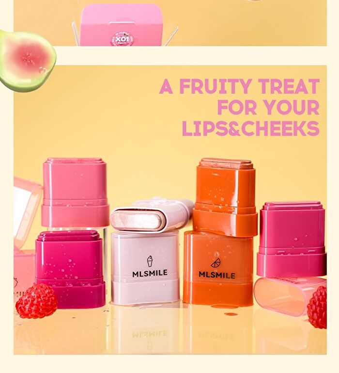 Dewy Fruit Cheek & Lip Multi Balm - 6 Colors - #X01 Peach - 10g