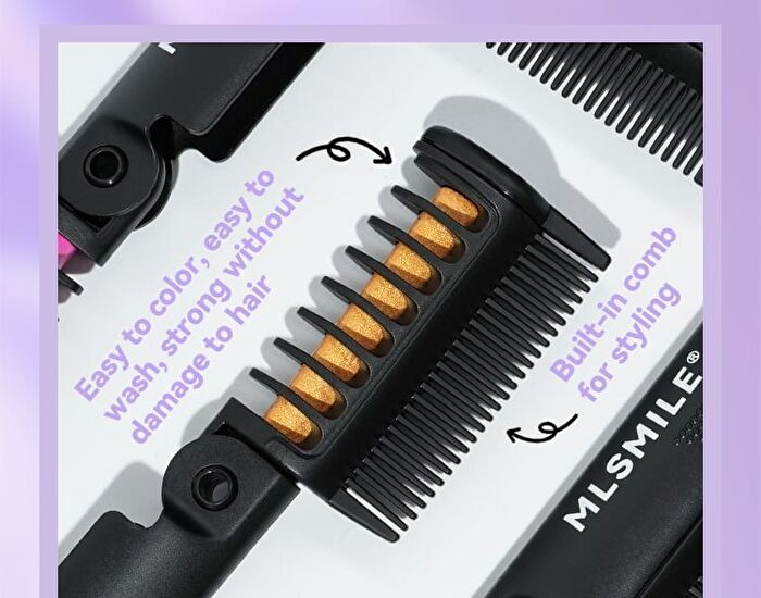 Mlsmile Color Hair Dyeing Comb - 12 Colors - #01 - 4.2g