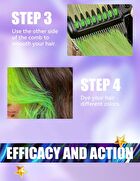 Mlsmile Color Hair Dyeing Comb - 12 Colors - #05 - 4.2g