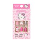 Sanrio Hello Kitty Leopard Print Nail Tips - 1 set