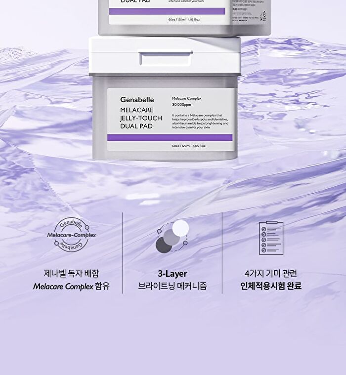 Melacare Jelly Touch Dual Pad - 60 pads