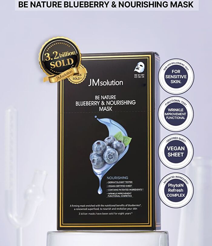 Be Nature Mask Set - 6 Types - Blueberry & Nourishing