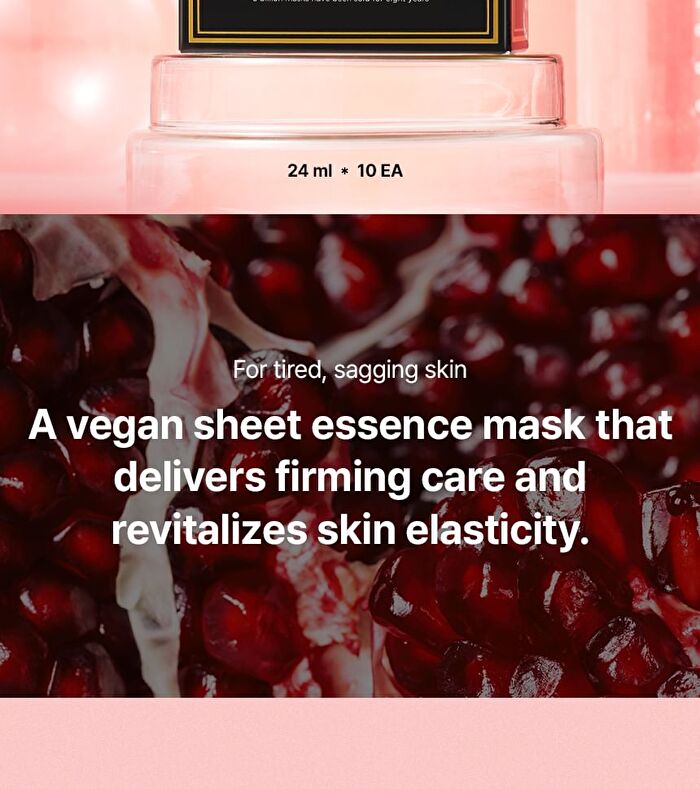 Be Nature Mask Set - 6 Types - Pomegranate & Nourishing