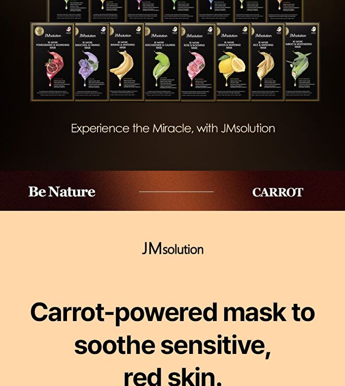 Be Nature Mask Set - 6 Types - Pomegranate & Nourishing
