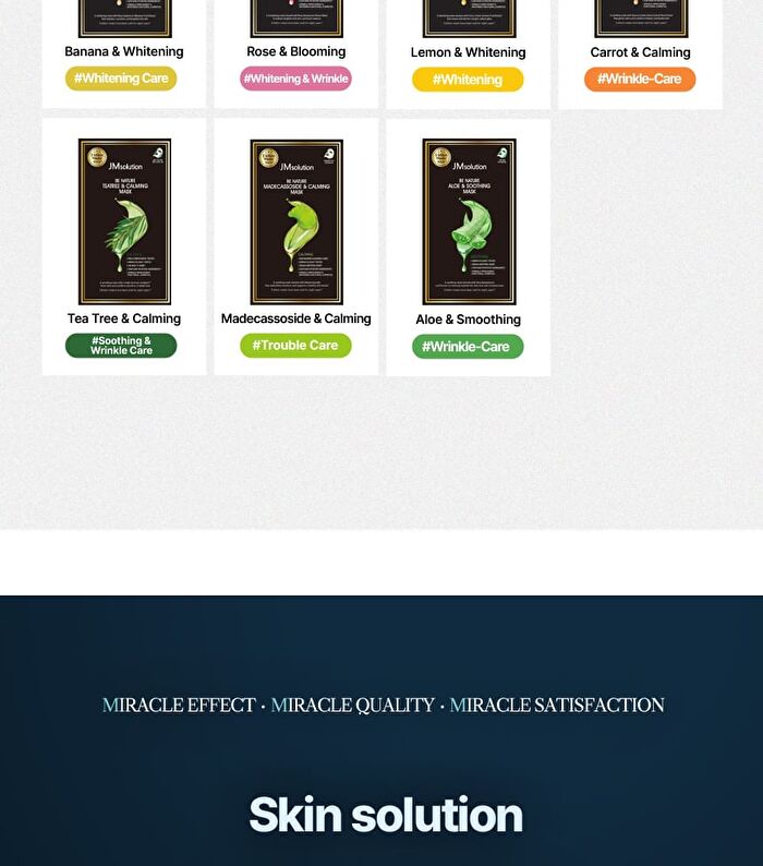 Be Nature Mask Set - 6 Types - Lotus & Blooming